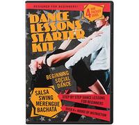Dance Lessons Starter Kit - Swing Dancing, Salsa Classes, Merengue & Bachata (4 DVDs)