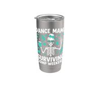 Dance Mama Surviving Comp Weekend Dancer Bow Daughter Vaso térmico de acero inoxidable de doble pared