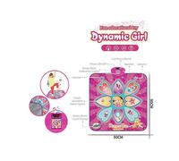 Dance Mat for Kids Ages 3-12 - Princess Themed Kids Dancing Mat , for Girls