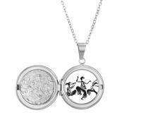 Dance People - Collar con medallón mexicano con diseño de tótems mexicanos, joyería para regalo de cumpleaños