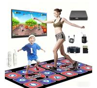Dance Revolution Mat, Niños y Adultos, Manta para Correr HD Home Fitness, Antideslizante y Antiarrugas, TV Inalámbrica Electrónica, Tapete para Juegos Deportivos Suave y Cómodo, Idea de Regalo