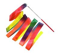 Dance Ribbons - 4,5 x 200 cm Gradient Color Dancing Training Equipment | Gymnastics Dance Streamers For Preschoolers Music Classes Playroom Home School Club Birthday Party Stage Performances Parades