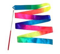 Dance Ribbons - 4.5x200cm Gradient Color Dancing Training Equipment | Gymnastics Dance Streamers For Preschoolers Music Classes Playroom Home School Club Birthday Party Stage Performances Parades