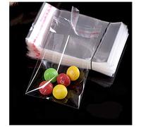 dancepandas Bolsitas Plastico Pequeñas 500PCS Bolsas Celofan Transparente Bolsitas Caramelos para Joyas Pendientes Bombones Galletas Accesorio Bricolaje Regalos - 12 * 7cm