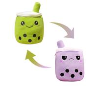 dancepandas Peluche Boba Bubble Tea Peluche Te de Burbujas Bubble Tea Peluche, Regalo Creativo para Niños Chicas(15cm, Doble Cara Abatible) (ZZNCWOU-01)