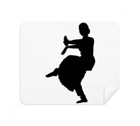 Dancer Art Peacock Dance - Juego de 2 gamuzas limpiadoras de pantalla y gamuza de gamuza