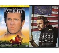 Dances With Wolves (25th Anniversary Edition) + The Patriot Special DVD 2 Pack Epic Movie Action Set
