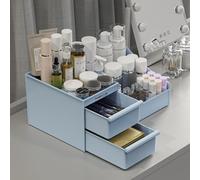 DancesCat Organizador de Maquillaje con Cajones,Organizador Cosmeticos,Organizador cremas,Almacenaje Maquillaje para Tocador Baño,Pintalabios,Organizador Perfumes,Skincare Organizer