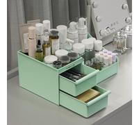 DancesCat Organizador de Maquillaje con Cajones,Organizador Cosmeticos,Organizador cremas,Almacenaje Maquillaje para Tocador Baño,Pintalabios,Organizador Perfumes,Skincare Organizer