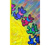 Dancing Bears on the Sun Notebook for deadheads: 6x9 lined notebook
