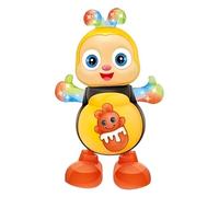 Dancing Bee Toy - ABS 12 cm, juguete musical eléctrico, juguetes de aprendizaje preescolar, juguetes interactivos con luces y música, diversión educativa, juego infantil, desarrollo sensorial