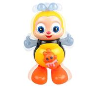 Dancing Bee Toy - Electric Early Educational With Music Light | Cartoon Musical Sensory Toy For Boys Girls Daycare Centers Birthday Holiday Playroom Nursery Bedroom Living Room | Rechargeable Interact