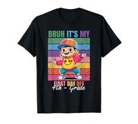 Dancing Boy Bruh It's My First Day 4th Grade Camiseta