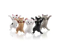 Dancing Cats and Pen Holder, Humorous Cat Pen Holder, Dancing Cat Decorations, Convenient Cat Model for Various Uses
