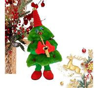 Dancing Christmas Tree - 12 Inch Electric Wiggle Plush with Light for Holiday Fun, Musical Interactive Toy Wiggle Function, Stuffed Ornament for Kids Teens Boys Girls Men Women, Green Gift