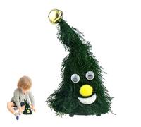 Dancing Christmas Tree - 6.3 x 2.95 pulgadas Singing Singing Tree, Musical Christmas Toy, Shakes Basis en canciones festivas | Ojos de iluminación LED con control de volumen, divertida decoración de v