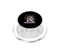 Dancing Dinosaur Disco Ball, música Retro de Fiesta de los Setenta PopSockets PopGrip para MagSafe