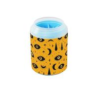 Dancing Eyes - Kit de limpieza reutilizable para patas de perro, cerdas de silicona suave, apto para perros pequeños, medianos y grandes