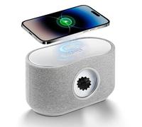 Dancing Ferrofluid Altavoz Bluetooth portátil, visualizador de música, altavoz impermeable - Audio de alta fidelidad, 24 horas de reproducción, carga inalámbrica de 15 W, 3 modos, regalos creativos