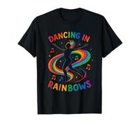 Dancing in Rainbows Joyful Expression, tema de orgullo Camiseta