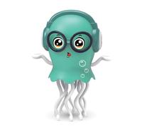 Dancing Jellyfish Baby Toy, 2025 New Tummy Time Toys for Kids, Lightup Walking Moving Jellyfish with Music, Crawling Musical Toys for 3 4 5 6 Birthday Gifts (B)