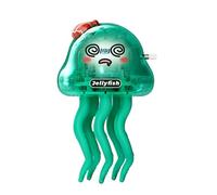 Dancing Jellyfish Toy, Glow-in-the-Dark Sensory Sea Creature, Educational Learning Prop for Daughters, Sons, Girls, Toddler, Babías, Children, 2,17 x 1,97 x 3,74 pulgadas, Green and Orange Colored