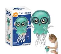 Dancing Octopus - 4.02x4.41x8.11 Inches Electric Crawling Toy, Interactive Play Device | Multipurpose Smart Entertainment Gadget for Kids Room Fun Learning Activity, Motion Sensor Battery Operated
