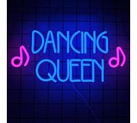 Dancing Queen - Señal LED de neón regulable - Letrero luminoso para dormitorio, sala de fiesta, decoración de pared y regalo para los fans de ABBA y amantes de la danza