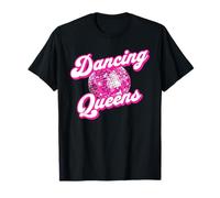 Dancing Queens Bachelorette Pride Party Grupo de emparejamiento de los años 70 Camiseta
