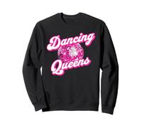 Dancing Queens Bachelorette Pride Party Grupo de emparejamiento de los años 70 Sudadera