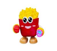 Dancing Robot, Smart Electric Music Toy, Light-Up French Fries Design Doll, Interactive Movement and Sound Features, Ideal for Indoor Kids Entertainment, Learning, Home, Birthdays