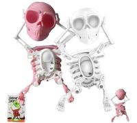 Dancing Skeleton Toy, 3D Printed Taste Desk Decor Rotating Spring to Provide Power, Walkable Cute Funny for (B)