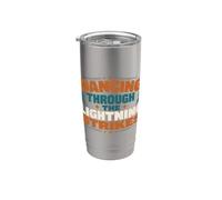Dancing Through The Lightning Strikes Graphic Vaso térmico de acero inoxidable de doble pared