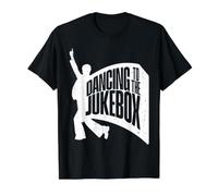 Dancing To The Jukebox Camiseta gráfica económica, Hombre, Negro, L
