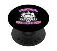 Dancing Until my Battery Runs out PopSockets PopGrip Adhesivo