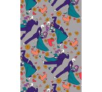 Dancing with the Dead: A Día de los Muertos Lined Journal: Day of the Dead Skeleton Couple Notebook - 150 Pages, 6x9", Black and White Art for Writing, Drawing, and Reflection