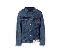 Dandalo Chaqueta de entretiempo 'Davi' azul denim / naranja oscuro / negro / blanco S azul denim / naranja oscuro / negro / blanco