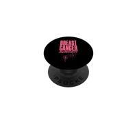 Dandelion Breast Cancer Awareness Pink Ribbon Support PopSockets PopGrip Adhesivo