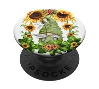 Dandelion Flower Floral Pattern For Women Cute Spring GNOME PopSockets PopGrip Adhesivo