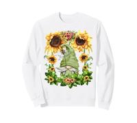 Dandelion Flower Floral Pattern For Women Cute Spring GNOME Sudadera