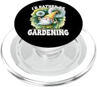 Dandelion Flower Gnome For Women Id Rather Be Gardening PopSockets PopGrip para MagSafe