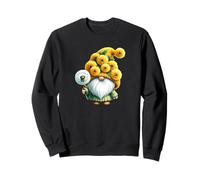 Dandelion Flower Graphic For Women With Cute Floral Gnome Sudadera