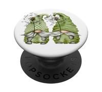 Dandelion Garden Gnomes For Gay Couple Funny Dandy GNOME PopSockets PopGrip Adhesivo