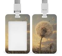 Dandelion in The Wind - Soporte retráctil para tarjetas de identificación, protector de tarjetas, placa de nombre, para trabajo, oficina, médico, enfermera