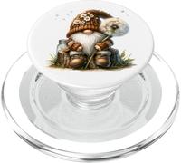 Dandelion Spring GNOME Graphic For Women with Daisy Flowers PopSockets PopGrip para MagSafe