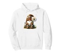 Dandelion Spring GNOME Graphic For Women with Daisy Flowers Sudadera con Capucha