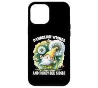 Dandelion Wishes And Honey Bee Kisses Summer Gnome For Mom Carcasa para iPhone 12 Pro Max