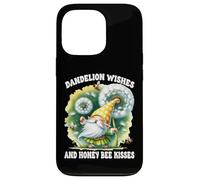 Dandelion Wishes And Honey Bee Kisses Summer Gnome For Mom Carcasa para iPhone 13 Pro