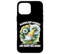 Dandelion Wishes And Honey Bee Kisses Summer Gnome For Mom Carcasa para iPhone 16 Pro Max