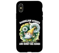 Dandelion Wishes And Honey Bee Kisses Summer Gnome For Mom Carcasa para iPhone X/XS
